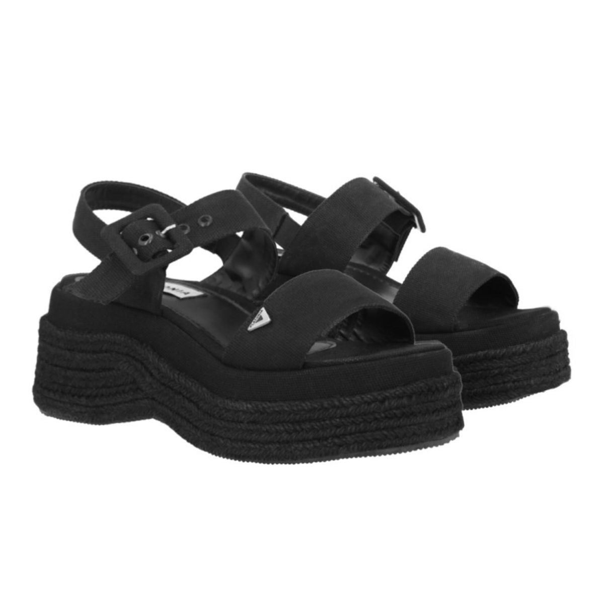 Sandalias Plataforma Sandalias De Color Negro Para Mujer Sandalia