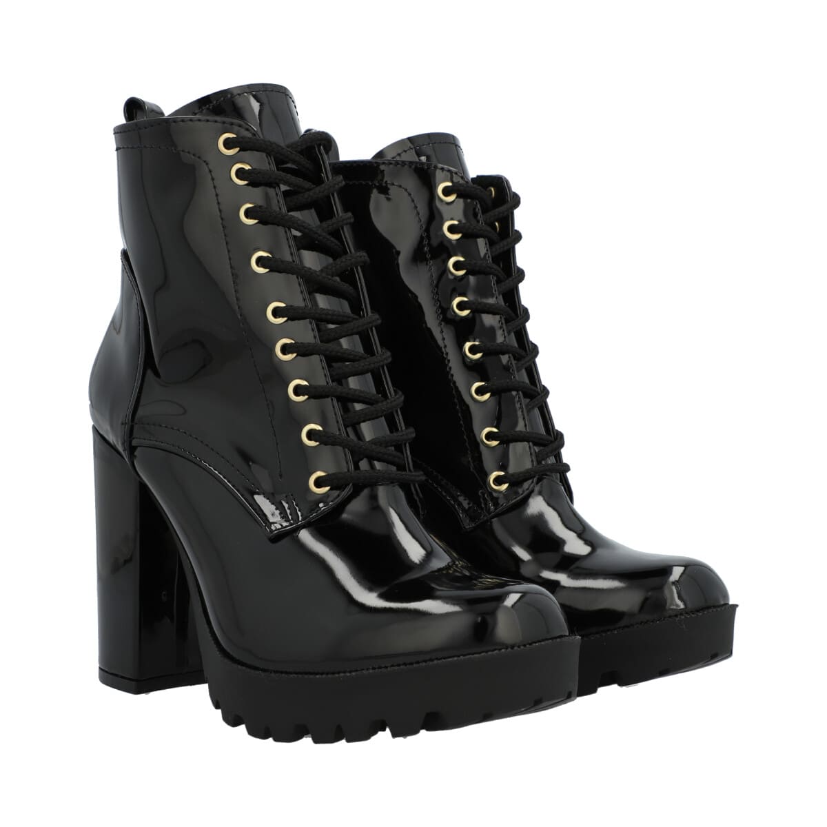 Charol Zapatos De Tacon Con Agujetas Zapato Con Agujetas Green